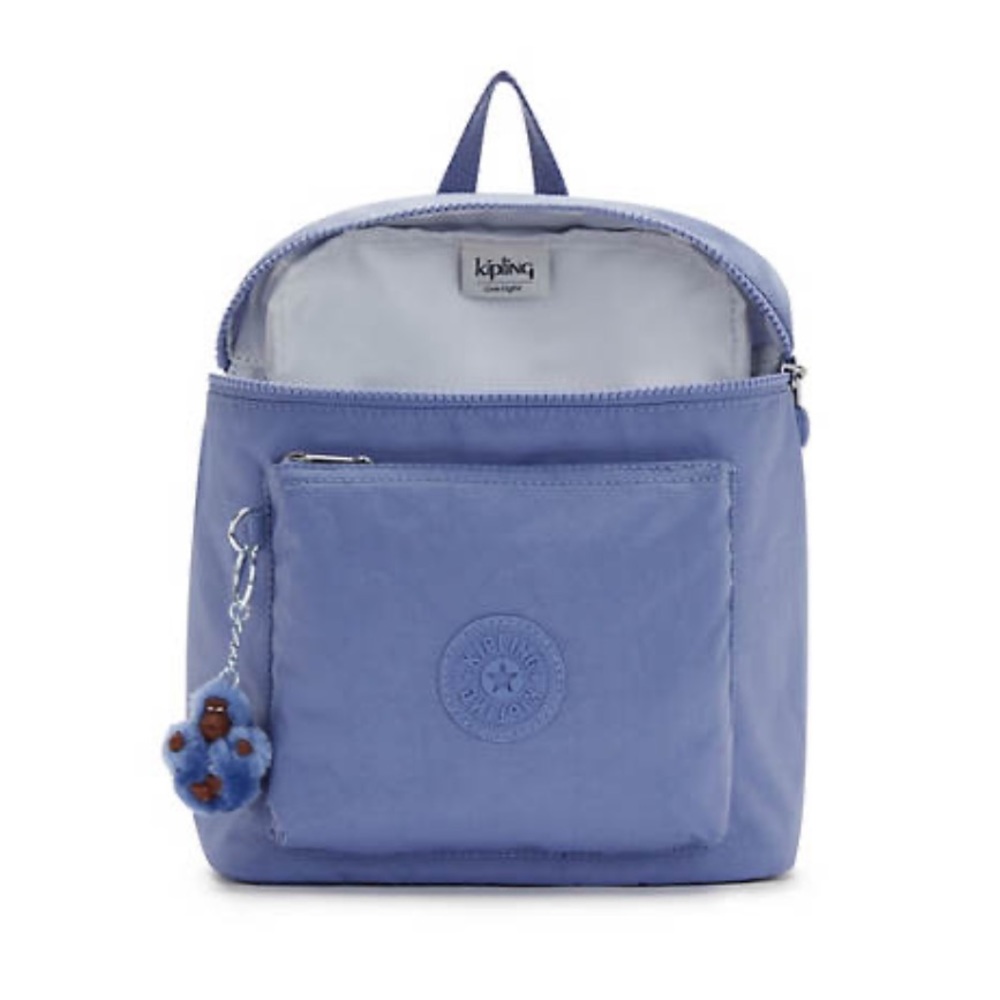 Kipling Renna Small Backpack Silky Blue - Picture 3 of 8